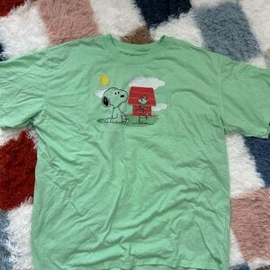 Peanuts Mint Green T-Shirt